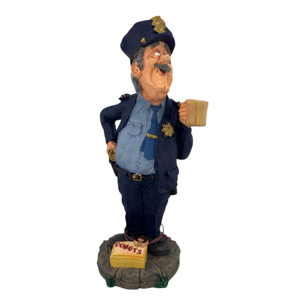 Vintage Doug Harris Donut Patrol Sheriff BY Russ Berrie 7.5"H